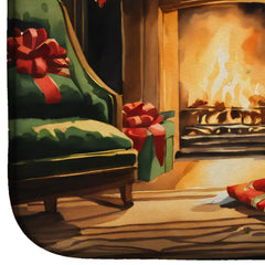 Dalmatian Cozy Christmas Dish Drying Mat