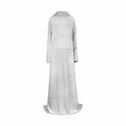 Wearable Flannel Blanket Robe with Sleeves (1pc)