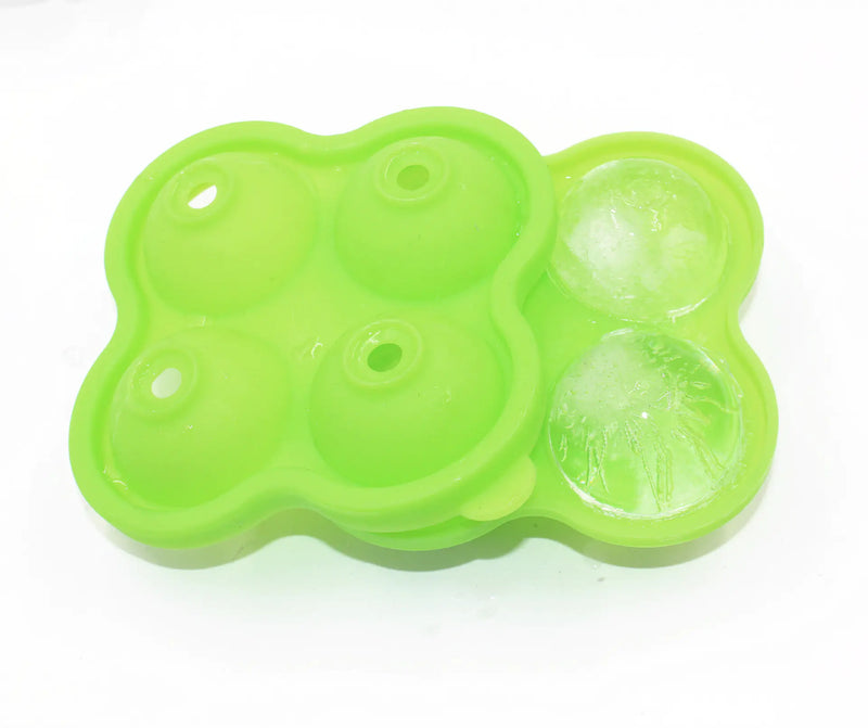 Silicone Ice Sphere Molds - 4-Cavity Design