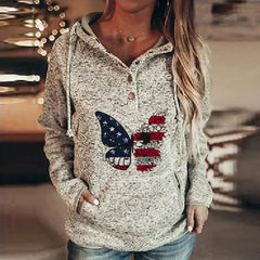 Hooded Pullover Sweater for Women's Autumn/Winter