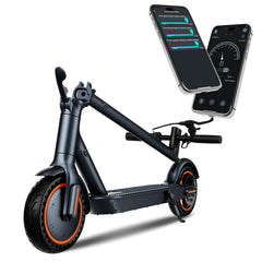 Electric Scooter500W Motor18-21 Mile Range & 20Mph Speed 8.5Solid Tires Adult Electric Scooter Foldable Commuter Electric Scooter with APPCruise Control Front and Rear LightsDual Brake System